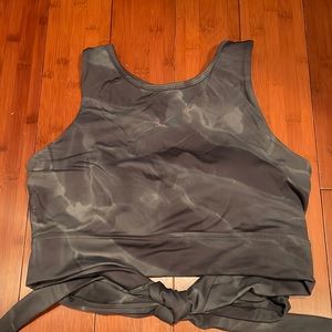 Meta sports bra - black quartz